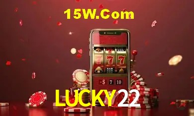 Tela de boas-vindas e lobby de jogos do aplicativo LUCKY22